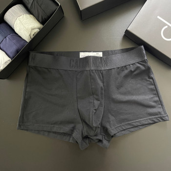 Комплект чорних чоловічих боксерів Calvin Klein striped2, 4шт в коробці