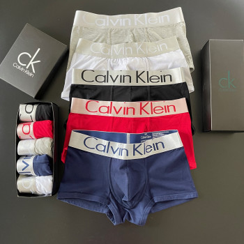 Комплект чоловічих боксерів Calvin Klein steel, 5шт в коробці