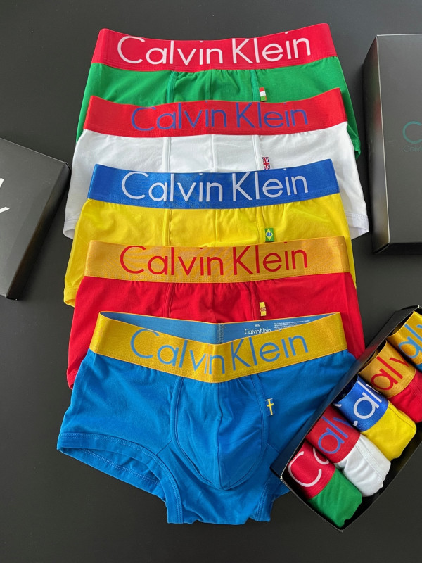 Комплект чоловічих боксерів Calvin Klein world, 5шт в коробці