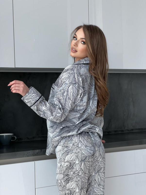 Сірий комплект сорочка з штанами  Victoria's Secret