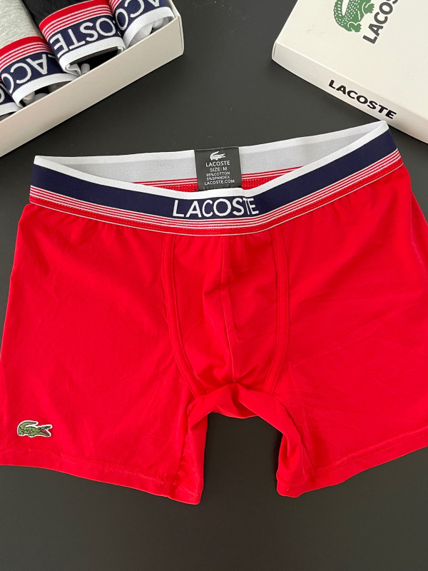 Комплект чоловічих боксерів lacoste kolor, 5шт в коробці