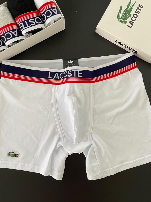 Комплект чоловічих боксерів lacoste kolor, 5шт в коробці