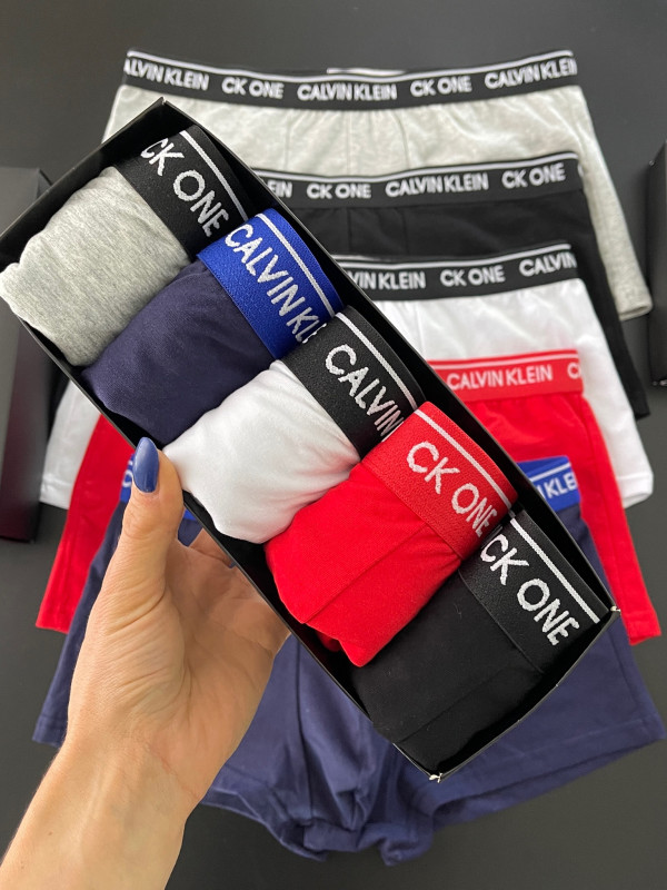 Комплект чоловічих боксерів Calvin Klein one, 5шт в коробці
