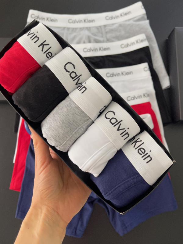 Комплект чоловічих боксерів Calvin Klein 365 white, 5шт в коробці
