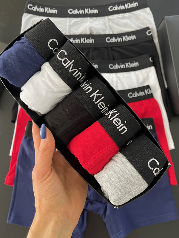 Комплект чоловічих боксерів Calvin Klein 365 black, 5шт в коробці