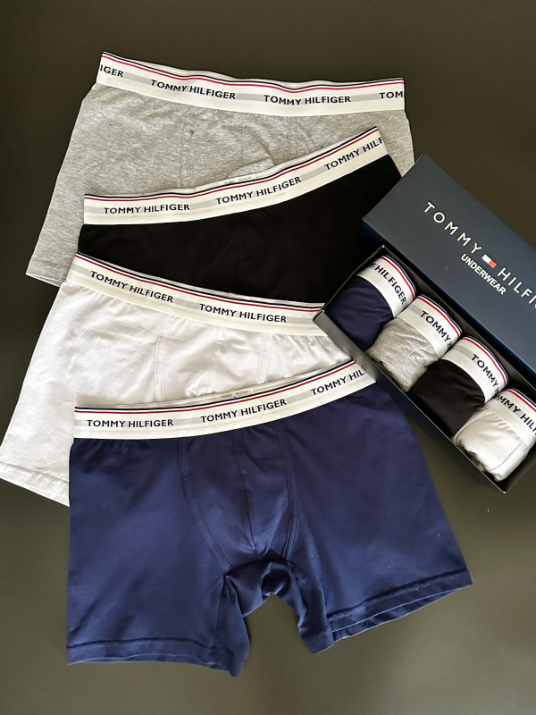Комплект чоловічих боксерів Tommy Hilfiger 365 long, 4шт в коробці