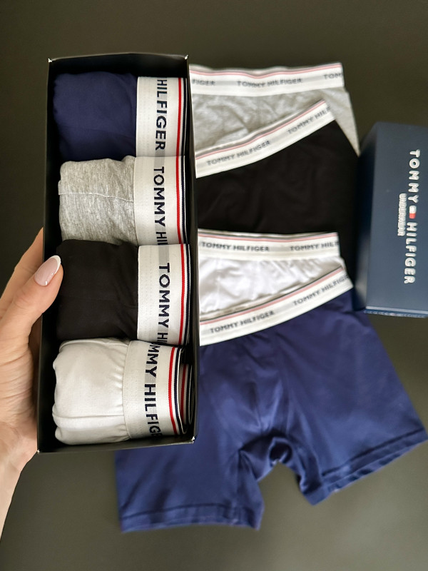 Комплект чоловічих боксерів Tommy Hilfiger 365 long, 4шт в коробці